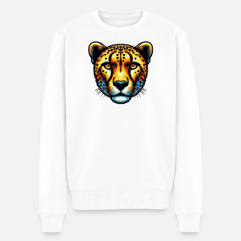 Guépard - Pull Premium bio Homme - blanc