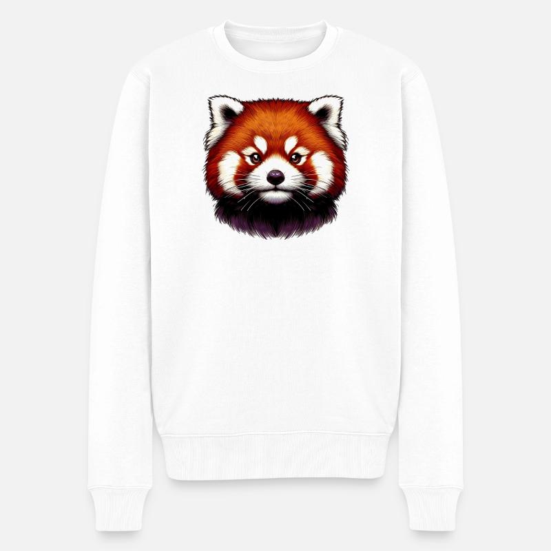 Petit panda - Pull Premium bio Homme - blanc