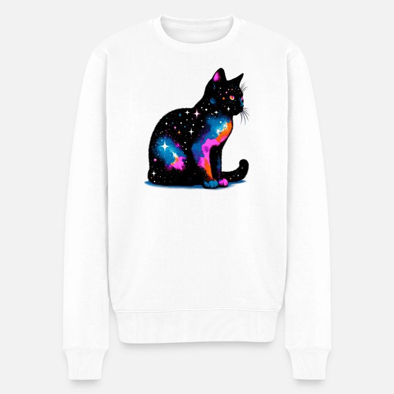 Chat - Pull Premium bio Homme - blanc