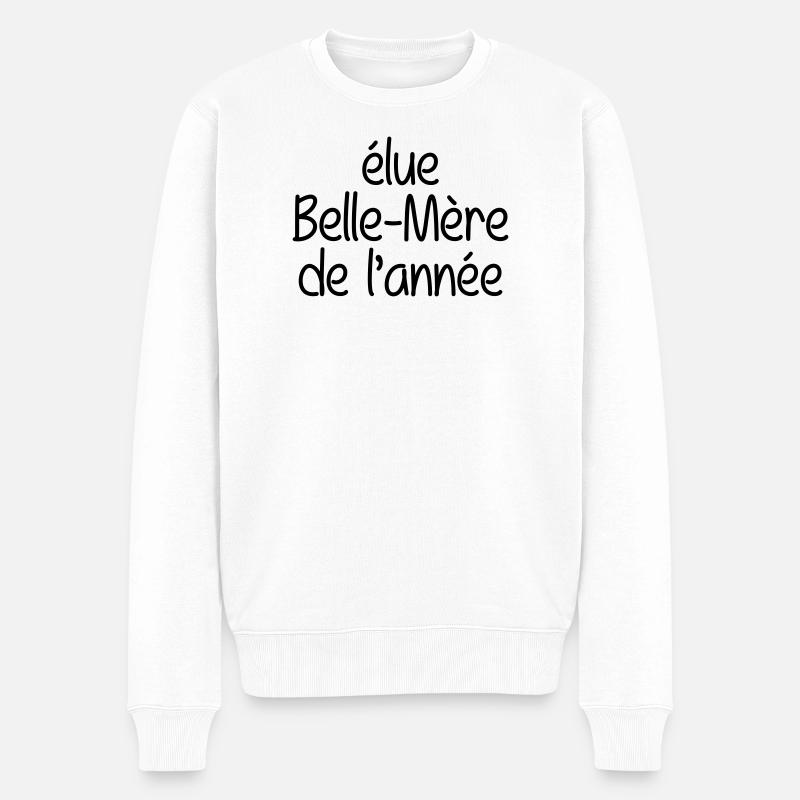 élue belle-mère de l'année - Pull Premium bio Homme - blanc