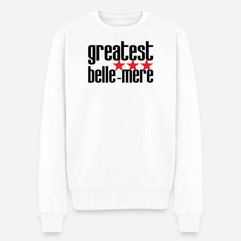 Meilleure Belle-Mère du Monde - Pull Premium bio Homme - blanc