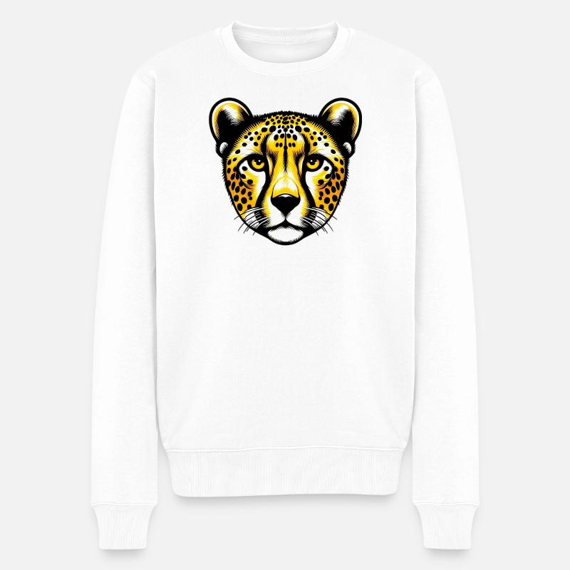 Guépard - Pull Premium bio Homme - blanc