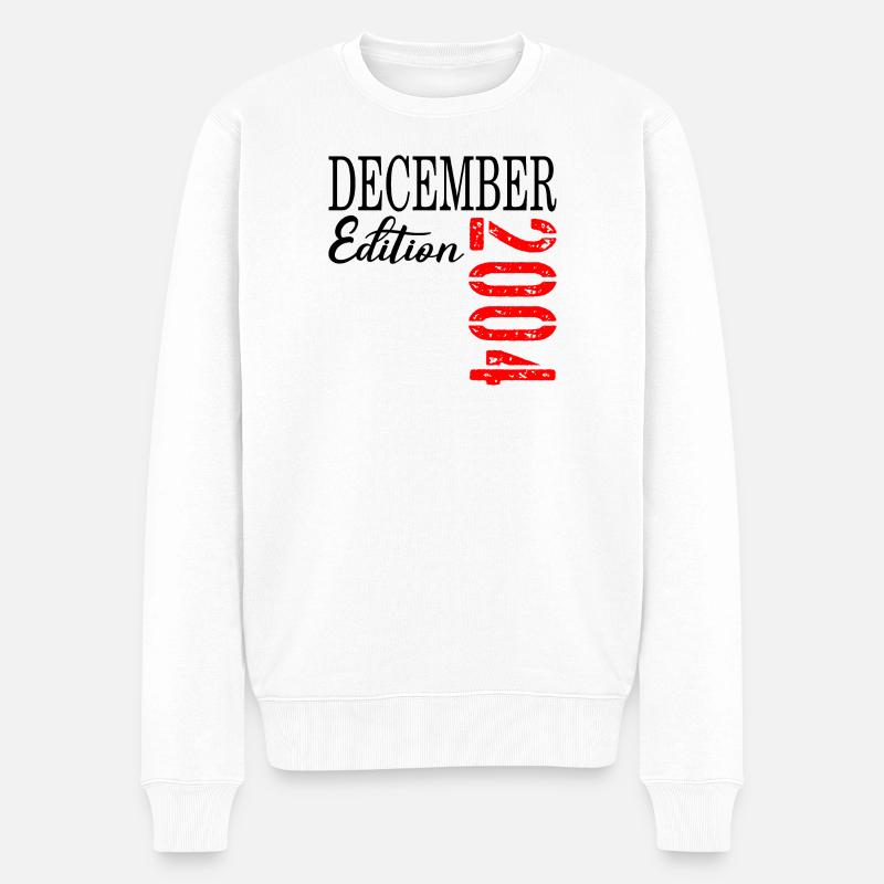 22E ANNIVERSAIRE DÉCEMBRE 2004 - Pull Premium bio Homme - blanc