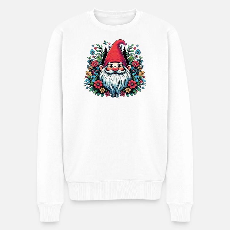Gnome - Pull Premium bio Homme - blanc