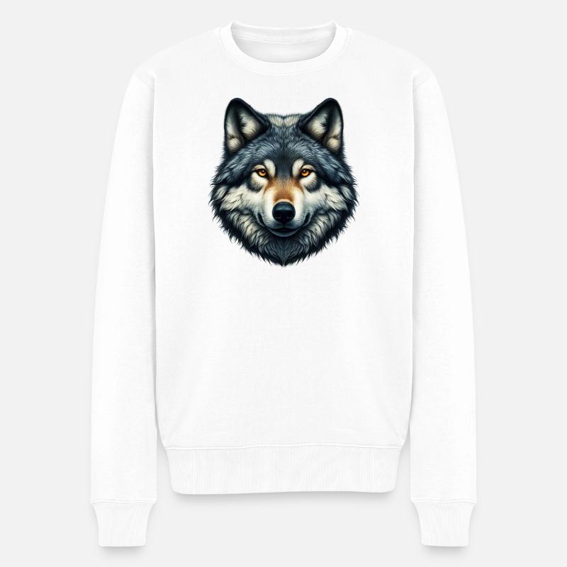 Loup - Pull Premium bio Homme - blanc