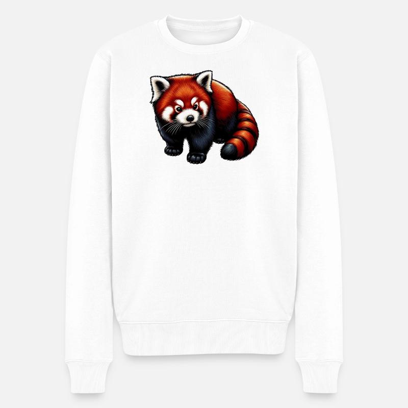 Petit panda - Pull Premium bio Homme - blanc