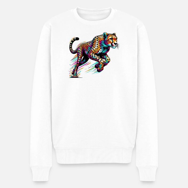 Guépard - Pull Premium bio Homme - blanc