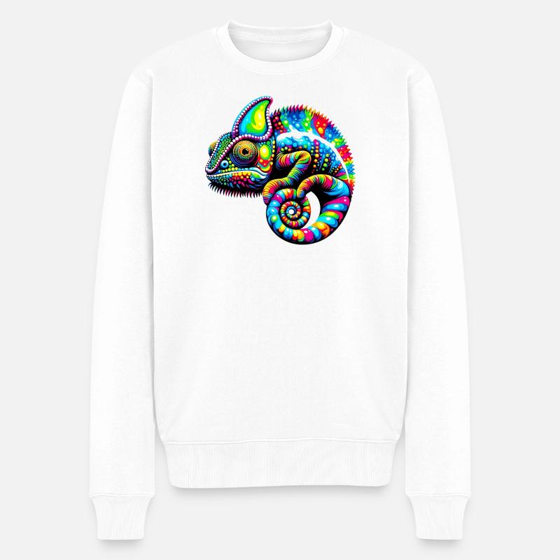Caméléon - Pull Premium bio Homme - blanc