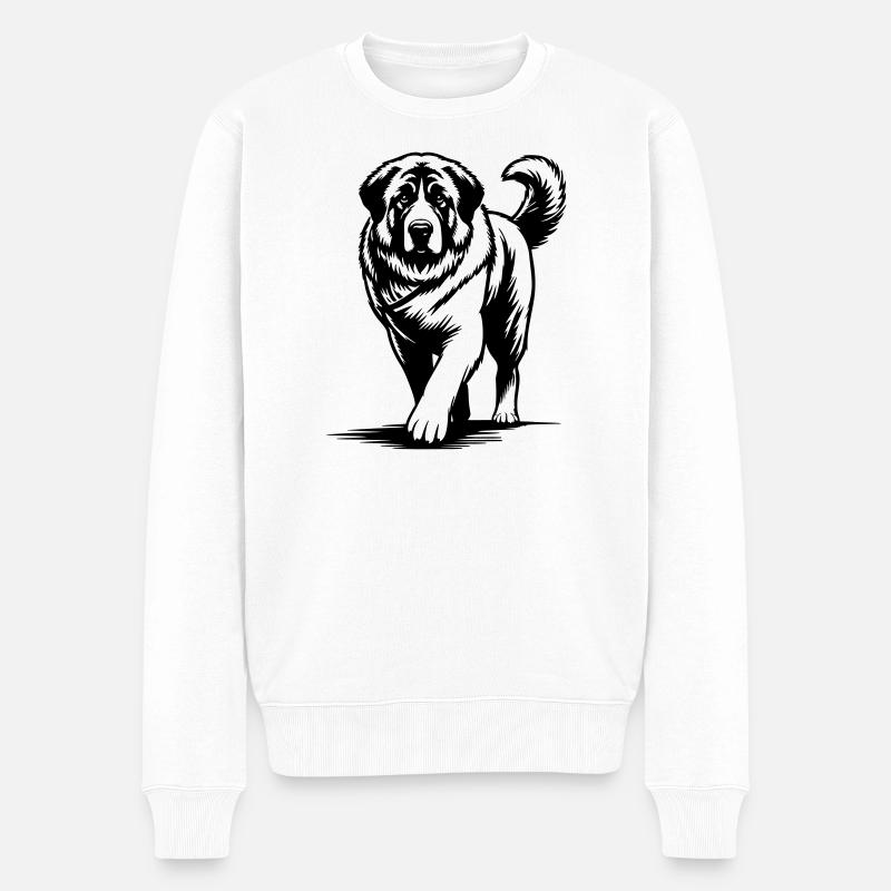 Kangal - Männer Premium Bio Pullover - Weiß
