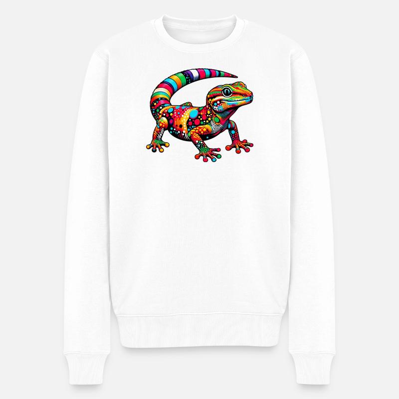 Gecko - Pull Premium bio Homme - blanc