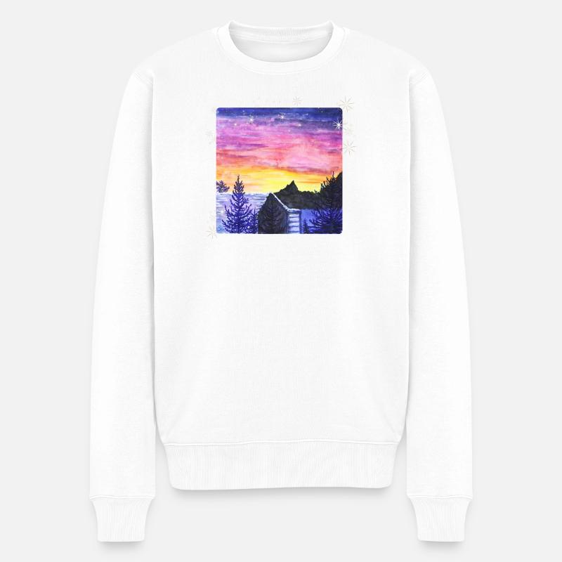 WinterSonne - Sonja Ariel von Staden - Pull Premium bio Homme - blanc