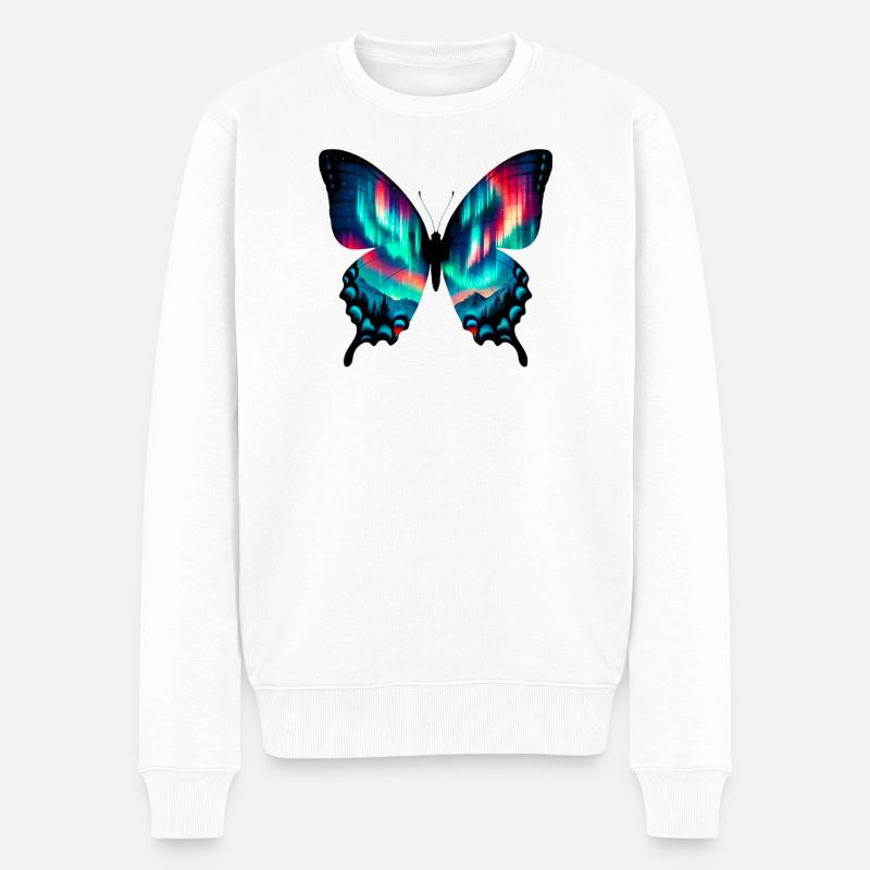 Papillon - Pull Premium bio Homme - blanc