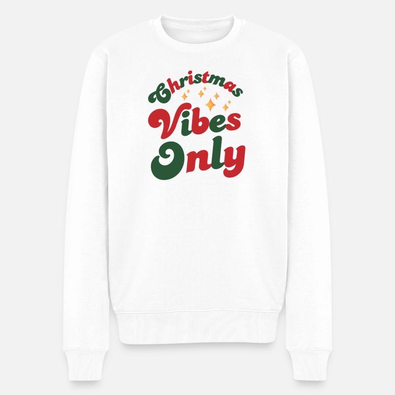 Ambiance de Noël Seulement - Pull Premium bio Homme - blanc