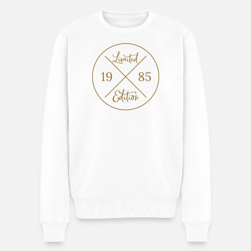 Edition limitée 1985 - Pull Premium bio Homme - blanc