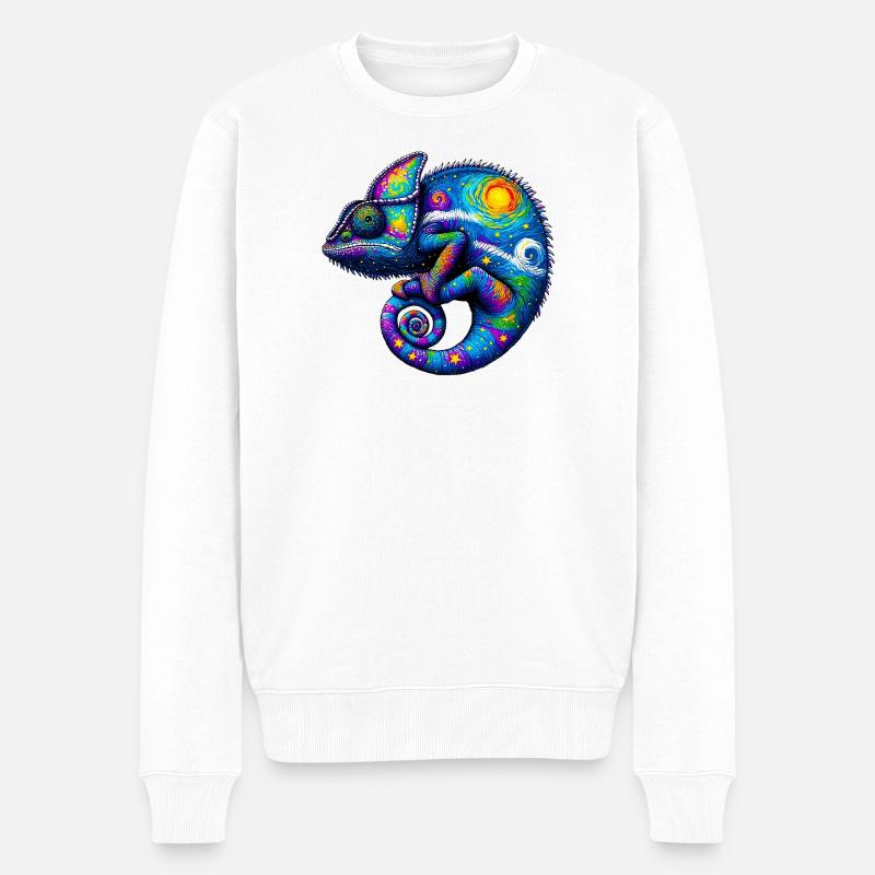 Caméléon - Pull Premium bio Homme - blanc