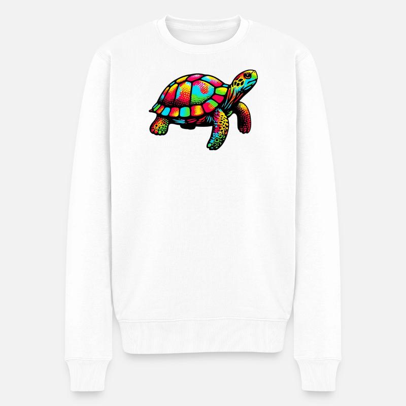 Tortue - Pull Premium bio Homme - blanc