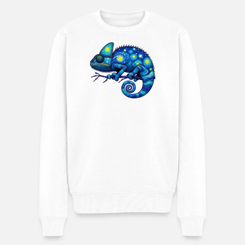 Caméléon - Pull Premium bio Homme - blanc