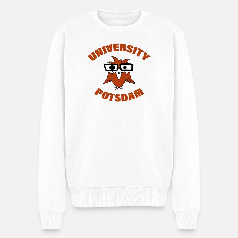 UNI POTSDAM - Pull Premium bio Homme - blanc