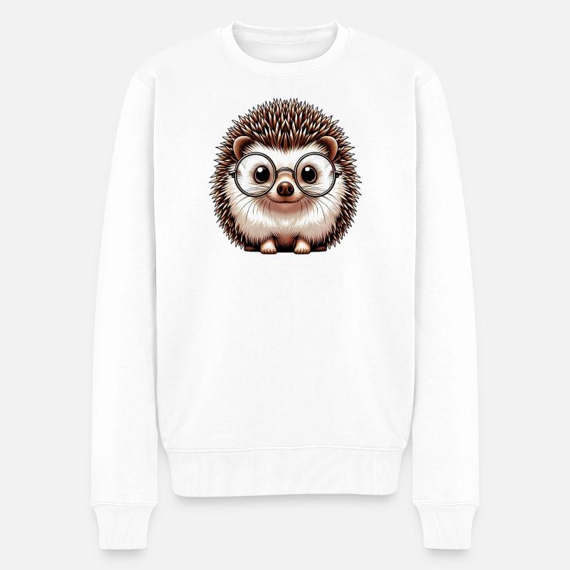 Hérisson - Pull Premium bio Homme - blanc