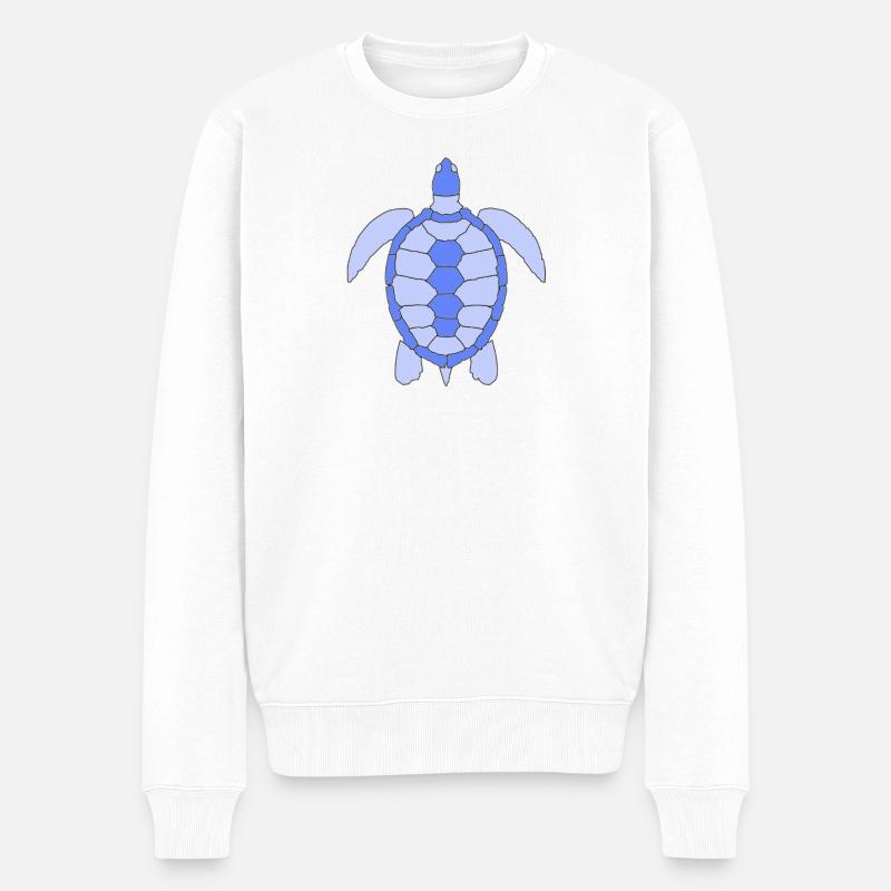 TORTUGA - Männer Premium Bio Pullover - Weiß
