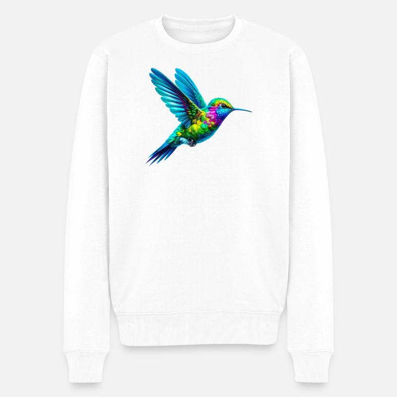 Colibri - Pull Premium bio Homme - blanc