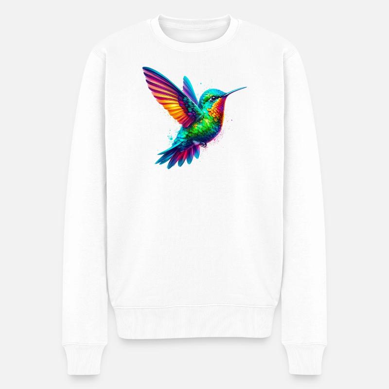 Colibri - Pull Premium bio Homme - blanc
