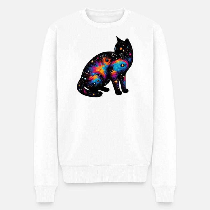 Chat - Pull Premium bio Homme - blanc