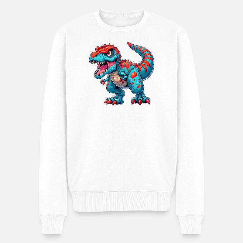 Dinosaure - Pull Premium bio Homme - blanc