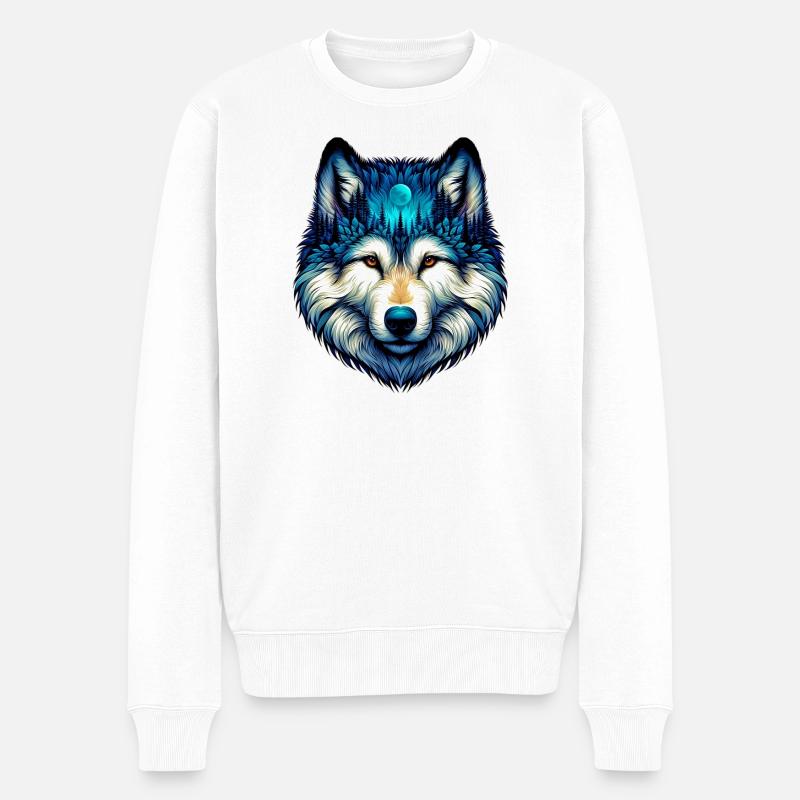 Loup - Pull Premium bio Homme - blanc