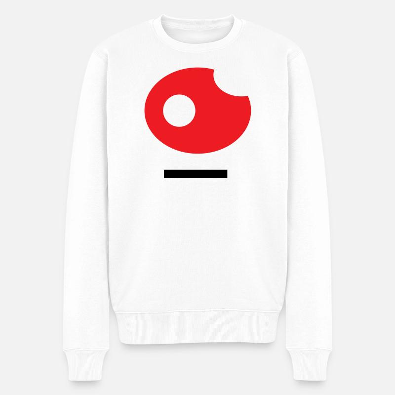 26 Kunst - Männer Premium Bio Pullover - Weiß