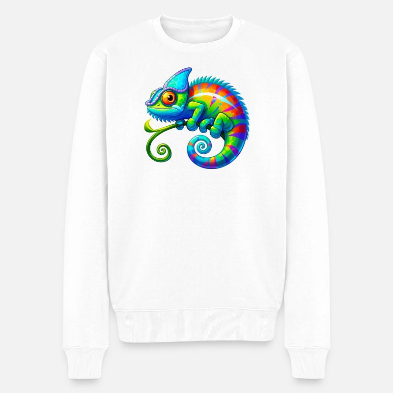 Caméléon - Pull Premium bio Homme - blanc