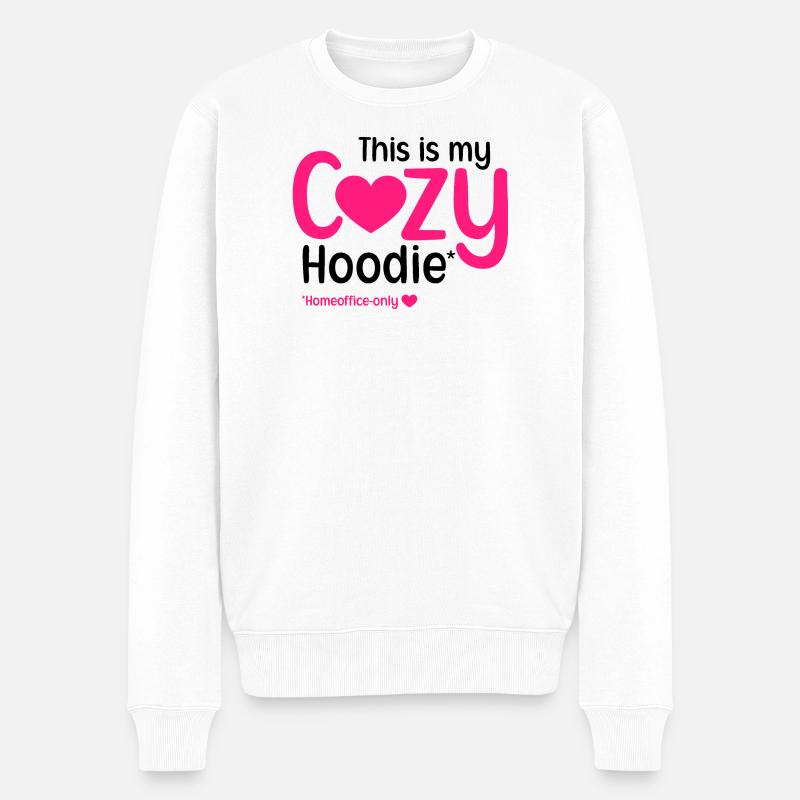Cozy hoodie - Männer Premium Bio Pullover - Weiß
