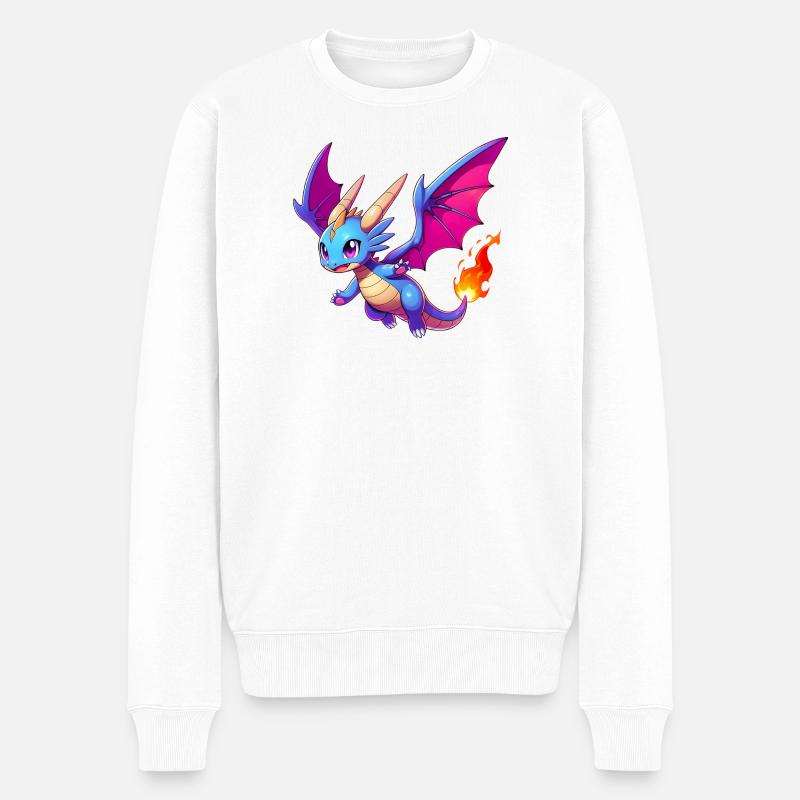 Dragon - Pull Premium bio Homme - blanc