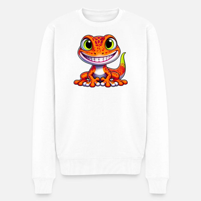 Gecko - Pull Premium bio Homme - blanc