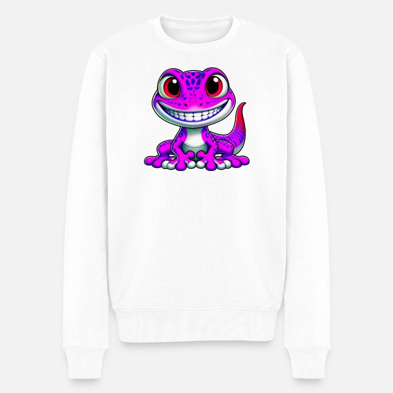 Gecko - Pull Premium bio Homme - blanc