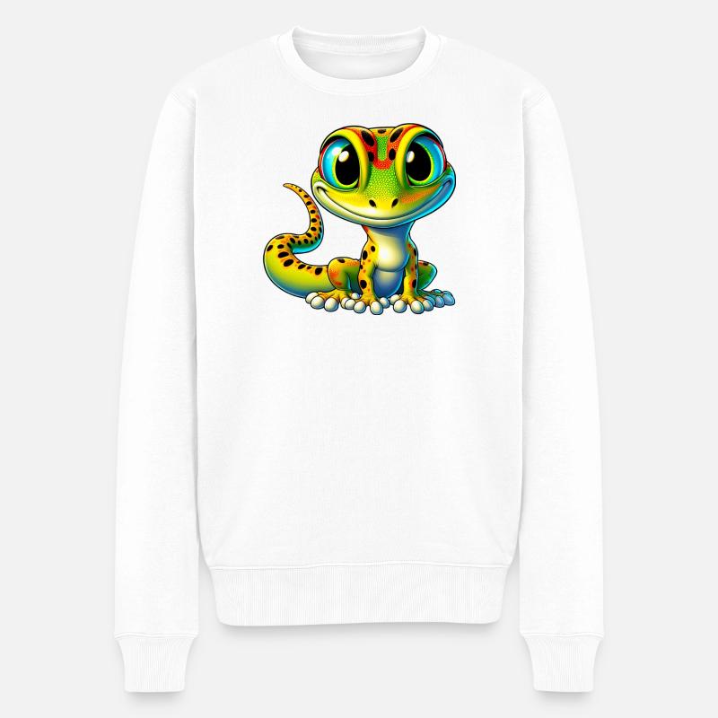 Gecko - Pull Premium bio Homme - blanc