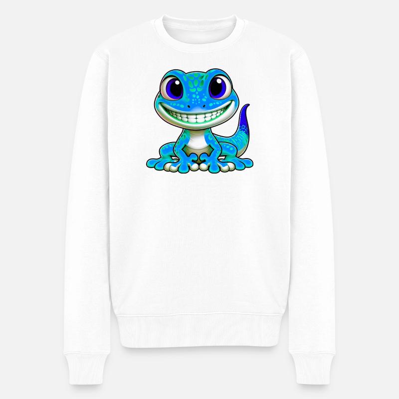 Gecko - Pull Premium bio Homme - blanc