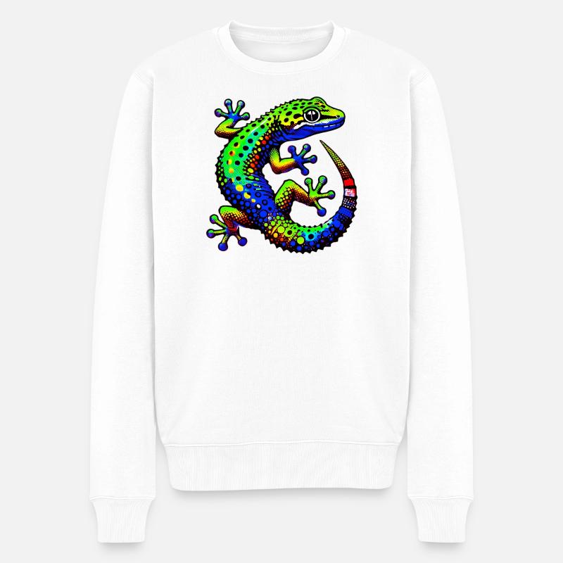 Gecko - Pull Premium bio Homme - blanc
