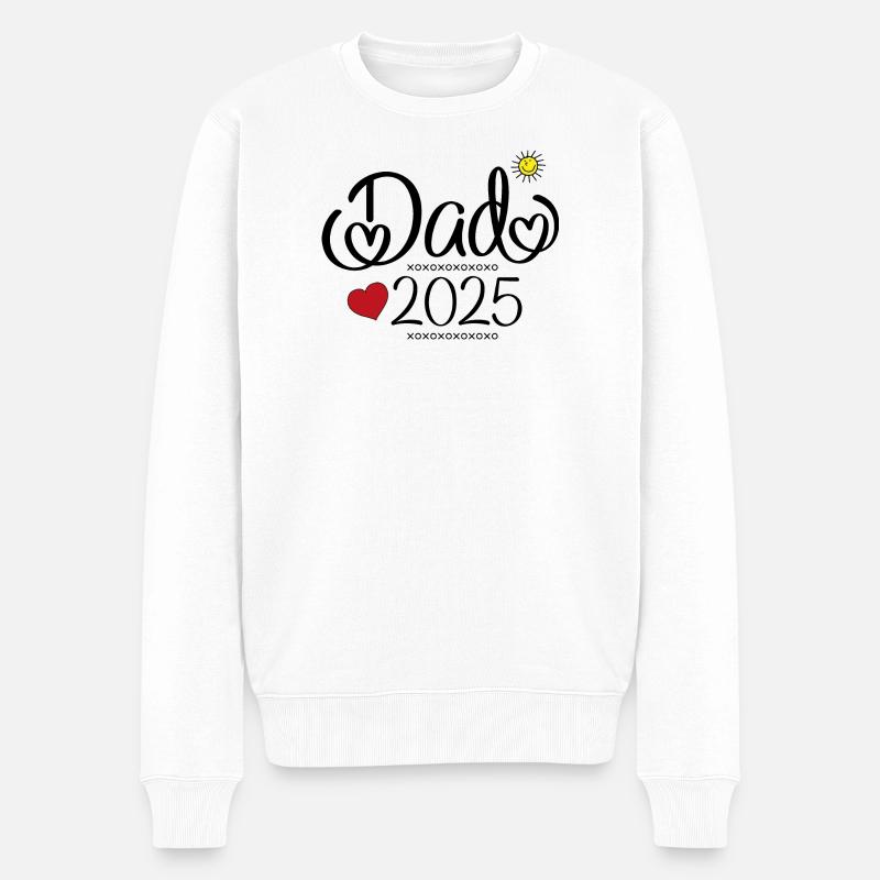 Papa 2025 - Pull Premium bio Homme - blanc