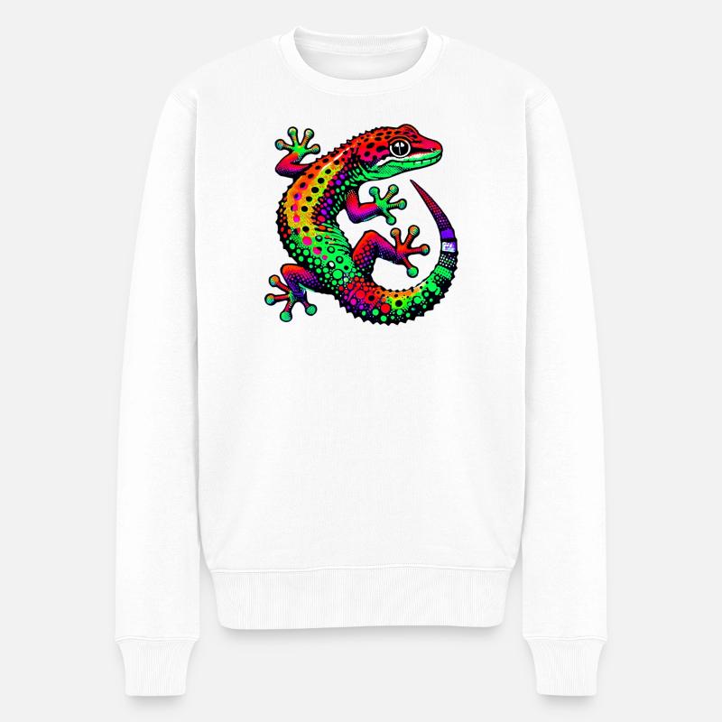 Gecko - Pull Premium bio Homme - blanc