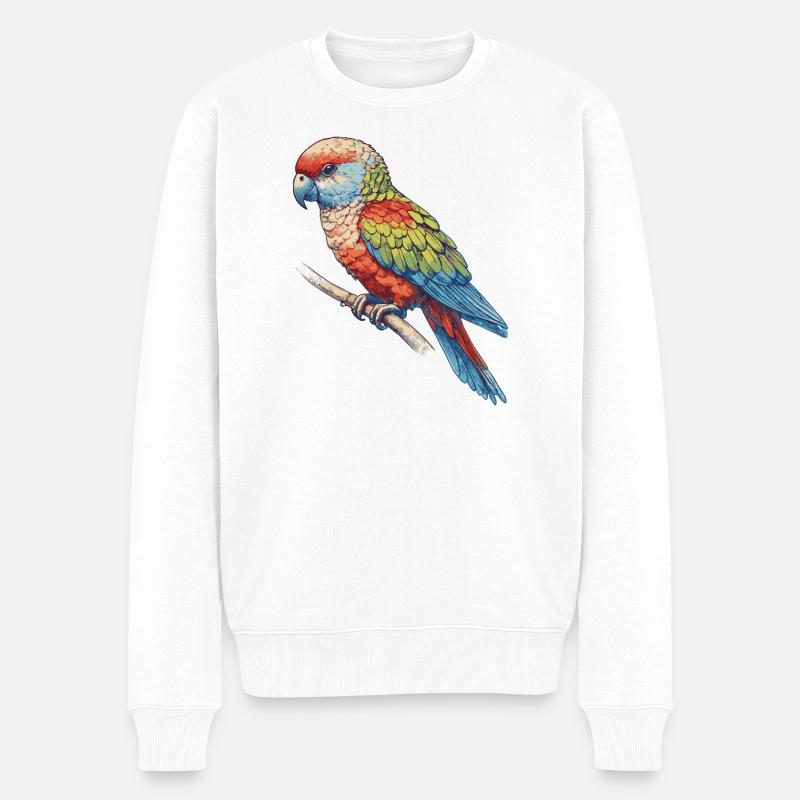 Perroquet - Pull Premium bio Homme - blanc