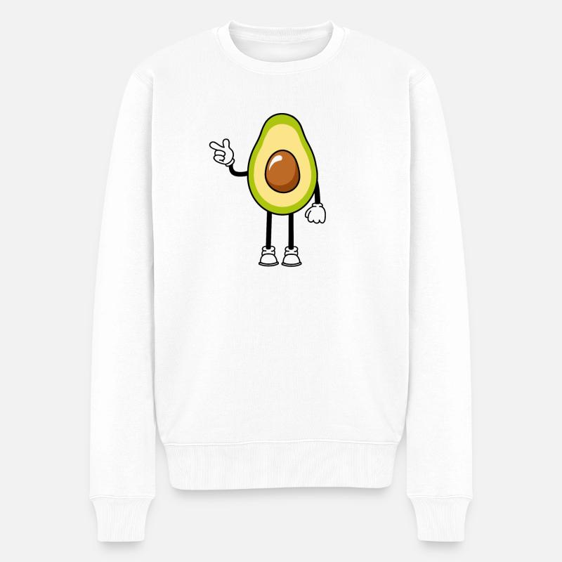 Avocat - Pull Premium bio Homme - blanc