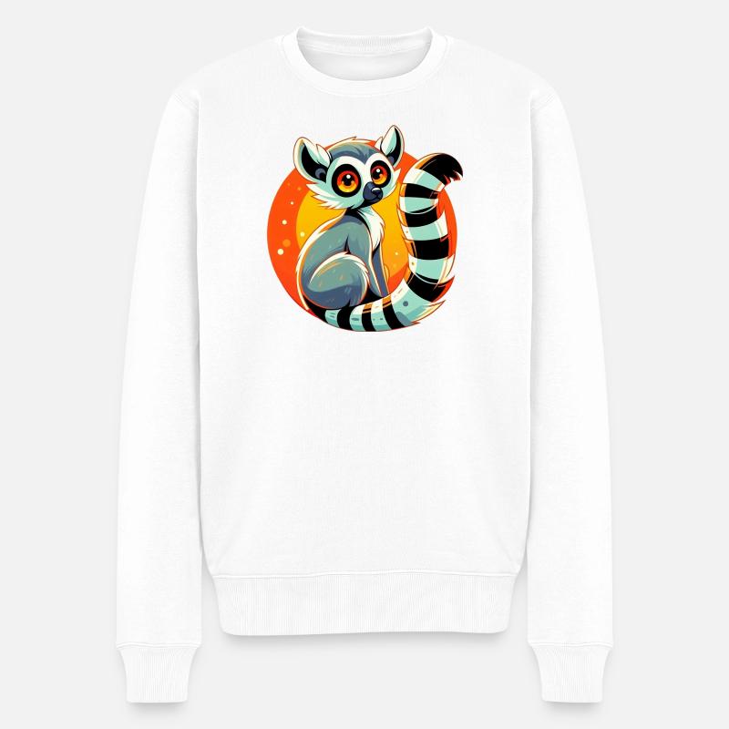 Lémurien - Pull Premium bio Homme - blanc