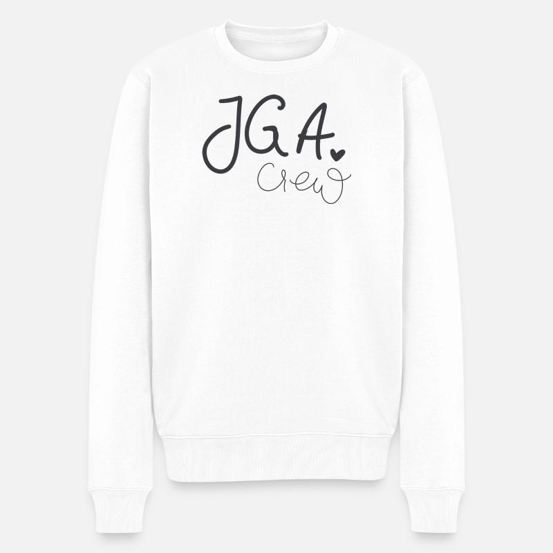 Unbenanntes Projekt - Männer Premium Bio Pullover - Weiß