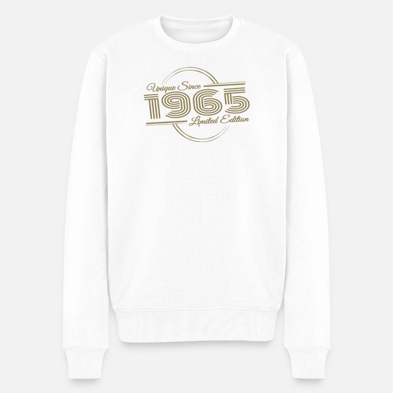Édition limitée Anniversary Retro 1965 - Pull Premium bio Homme - blanc