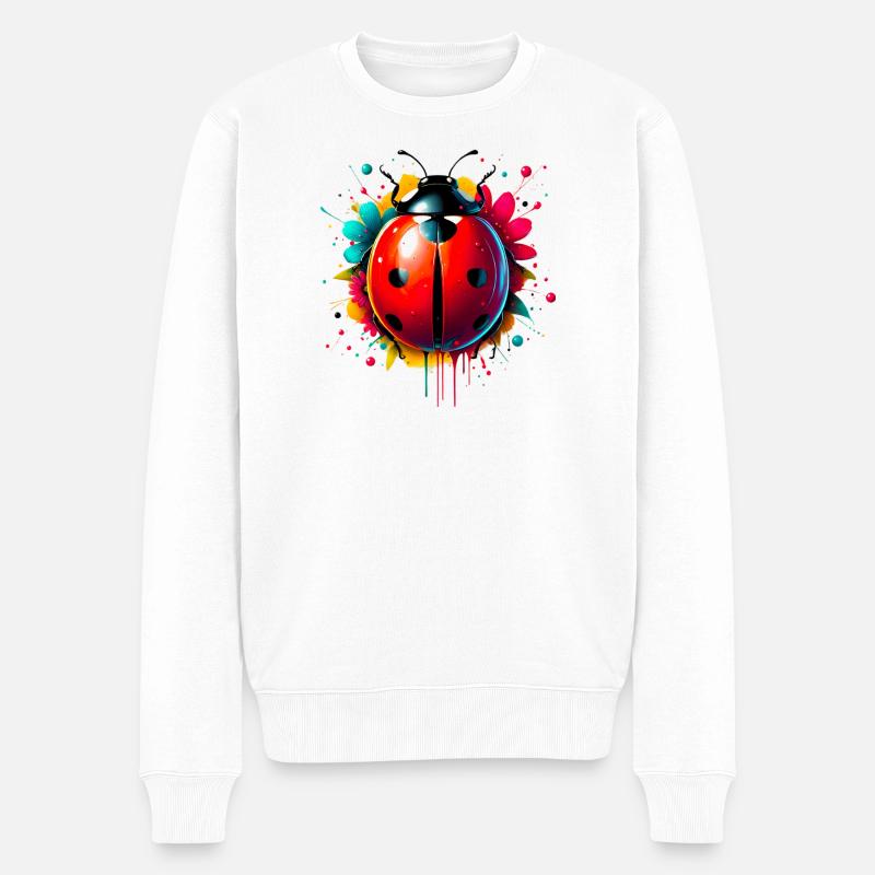 Coccinelle - Pull Premium bio Homme - blanc