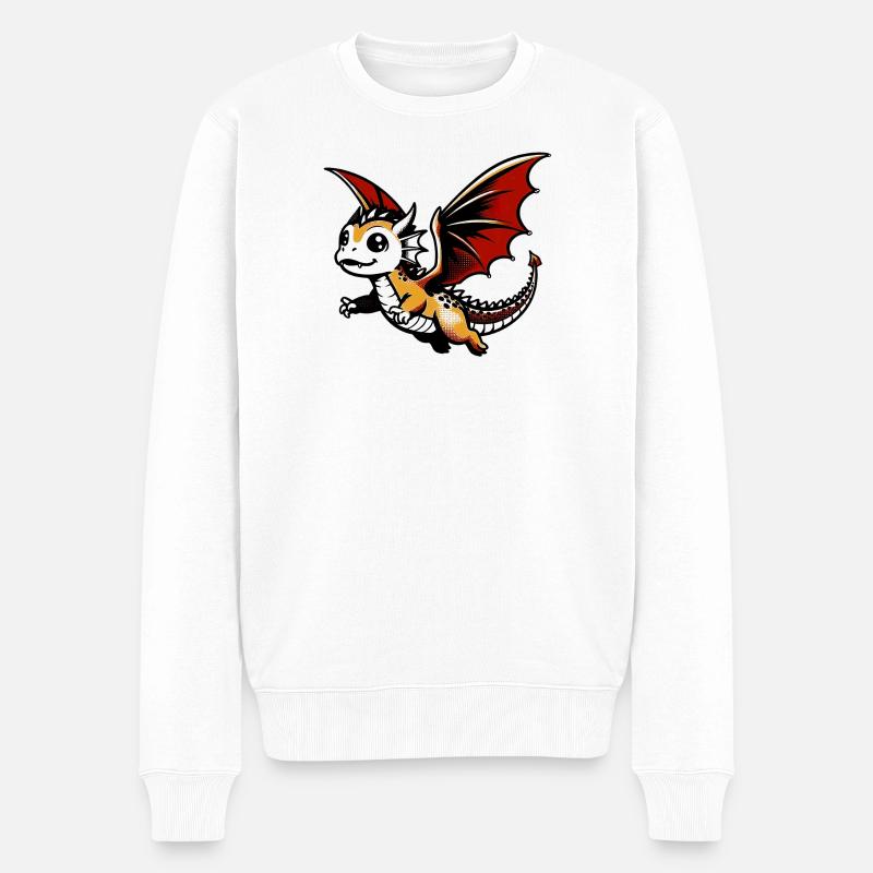 Dragon - Pull Premium bio Homme - blanc