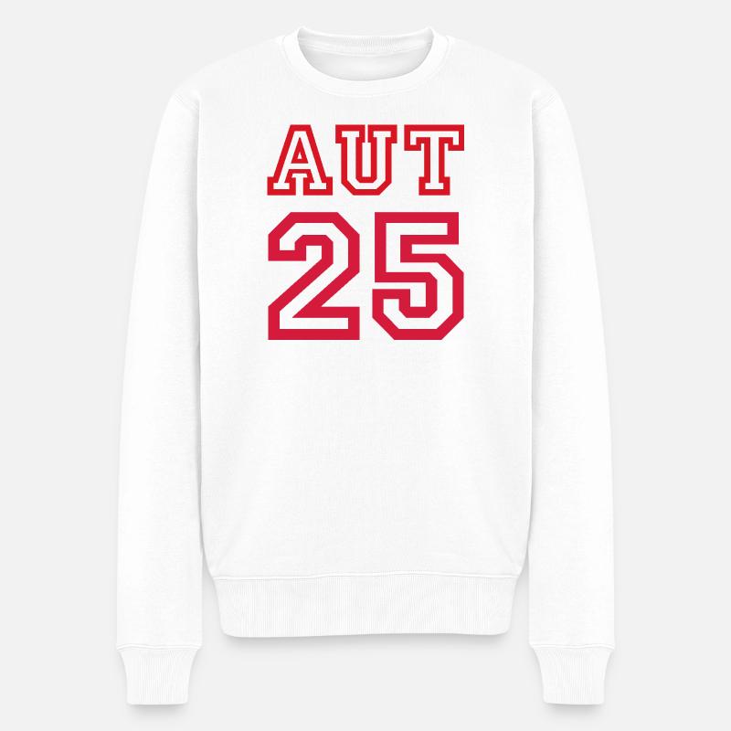 AUTRICHE - Pull Premium bio Homme - blanc