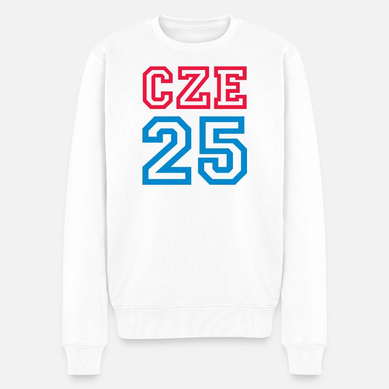 TSCHECHIEN, République tchèque - Pull Premium bio Homme - blanc