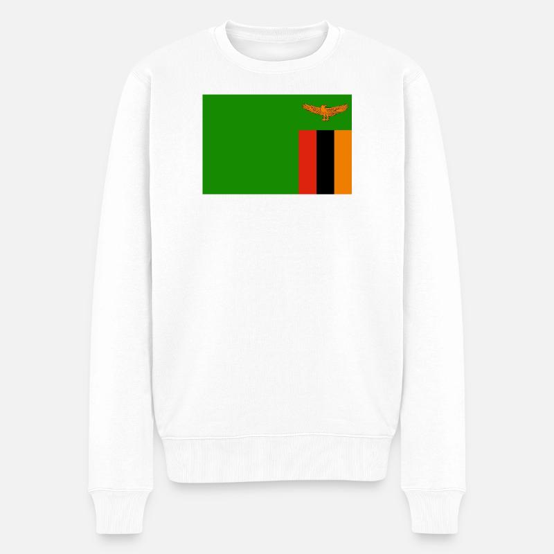 Zambie - Pull Premium bio Homme - blanc
